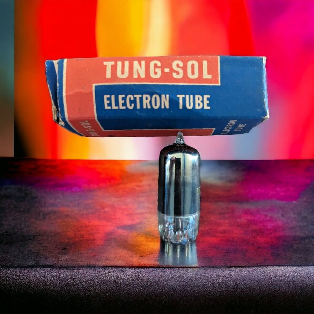 New Tung Sol 6CB6 Vintage Electron Tube 7 PIN Vacuum Amp Ham Radio TV